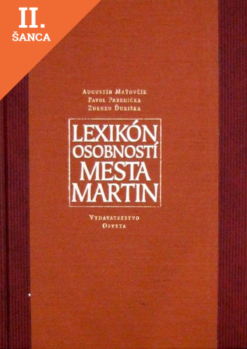 Lacná kniha Lexikón osobností mesta Martin