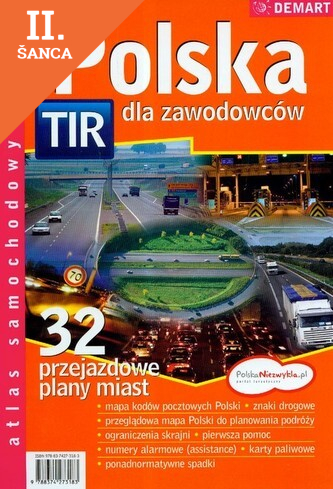 Lacná kniha Poľsko - nákladný atlas 1:250 000