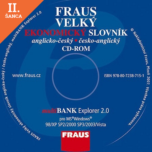 Lacná kniha Velký ekonomický slovník anglicko-český česko-anglický CD-ROM