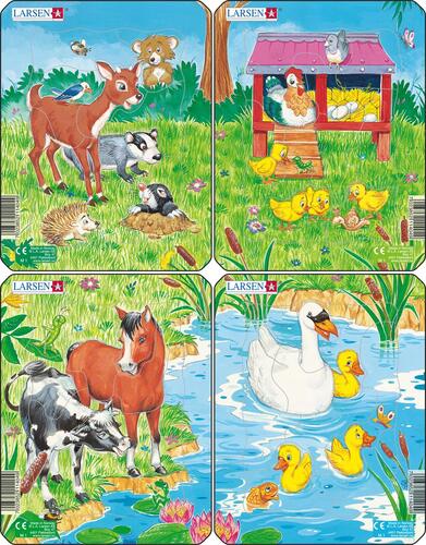 Puzzle Zvieratá na lúke - Srnka M1 puzzle