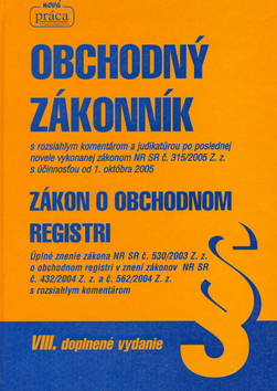 Obchodný zákonník od 1.okt.2005 - VIII. dopl.vyd.