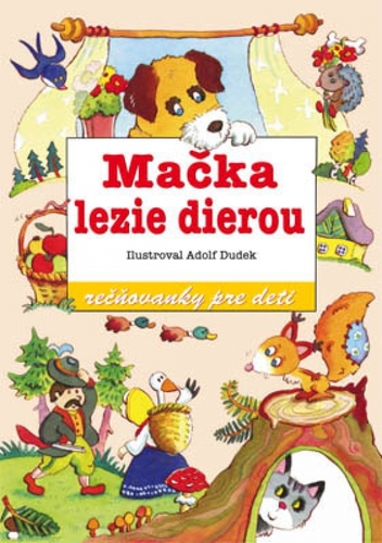 Mačka lezie dierou