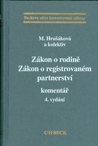 Zákon o rodině, Zákon o registrovaném partnerství