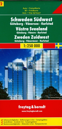 SCHWEDEN SUDWEST 1:250000