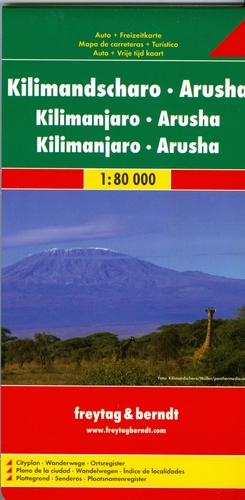 KILIMANDSHARO ARUSHA 1:80 000