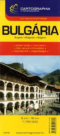 Bulgária Bulgaria 1:750 000 - Autótérkép (külföld)