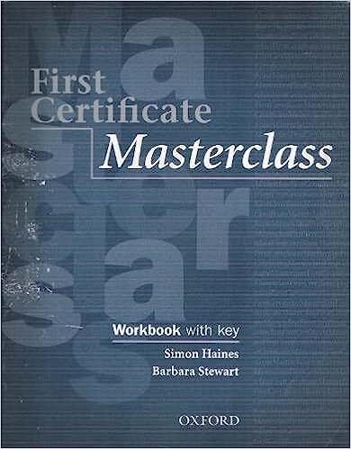 First Certificate