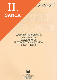 Lacná kniha Slovenskí jazykovedci (2001-2005)