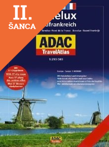 Lacná kniha Benelux - Autoatlas 1:250 000