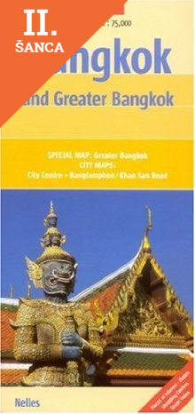 Lacná kniha Bangkok a okolie 1:15 000