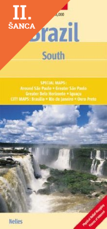 Lacná kniha Brazil South 1:2,5 000 000