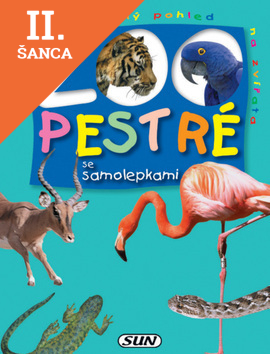 Lacná kniha Zoo pestré se samolepkami zelené