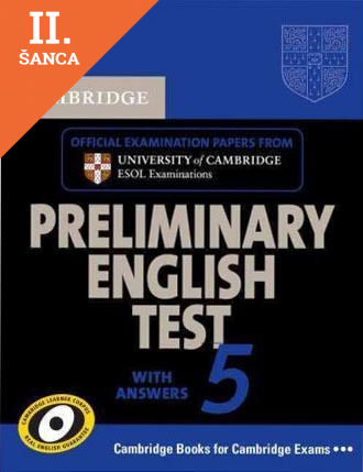 Lacná kniha PRELIM ENG TEST 5 SB