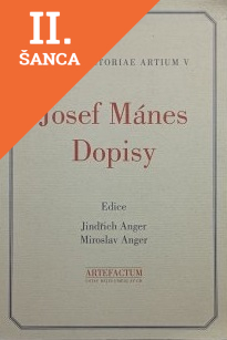 Lacná kniha Josef Mánes. Dopisy