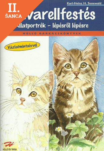 Lacná kniha Akvarellfestés - Állatportrék