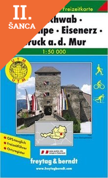 Lacná kniha Hochschwab - Veitschalpe - Eisenerz - Bruck - WK 041, 1:50 000