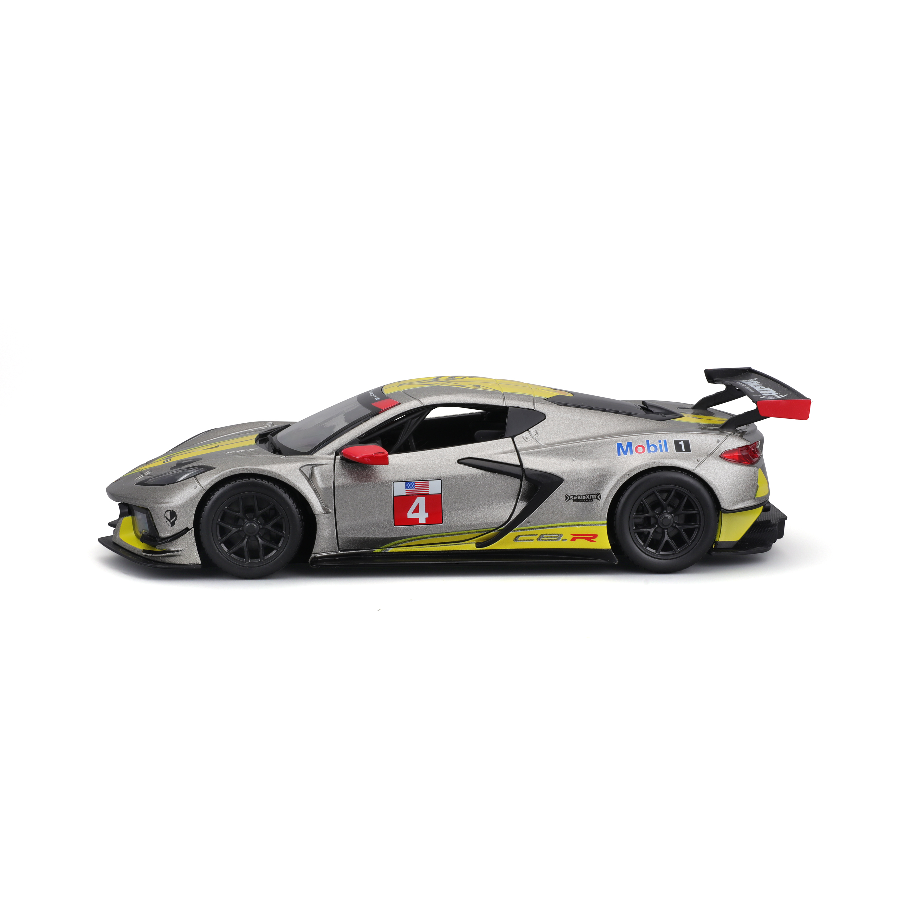 Bburago 1:24 Racing - 2020 Chevrolet Corvette - C8R 3 Yellow