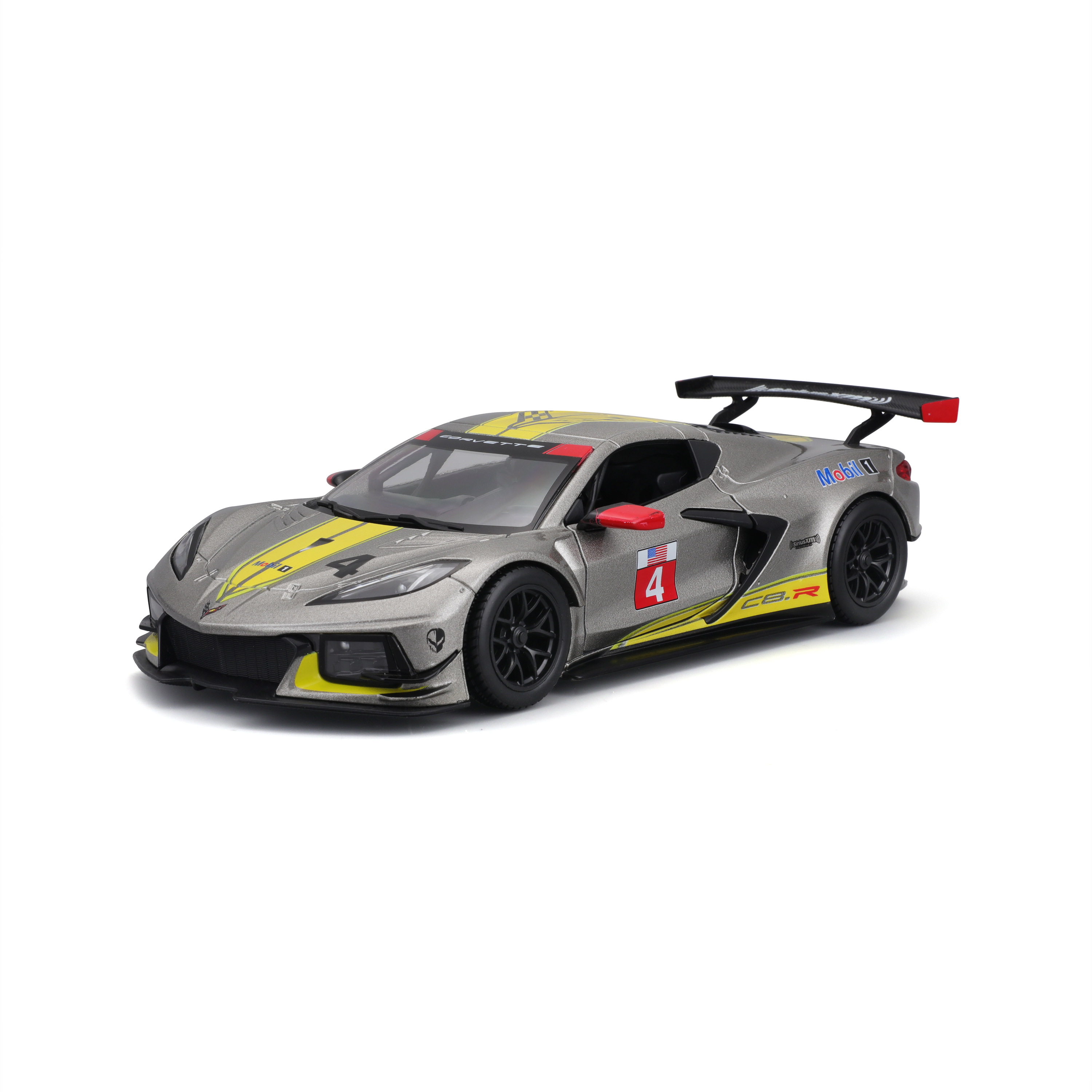 Bburago 1:24 Racing - 2020 Chevrolet Corvette - C8R 3 Yellow