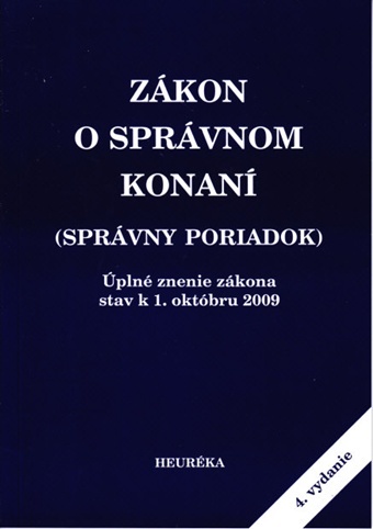 Zákon o správnom konaní 4. vyd.