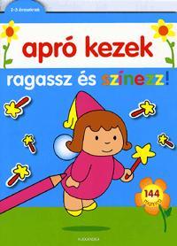 Apró kezek: Ragassz és színezz!, Kék