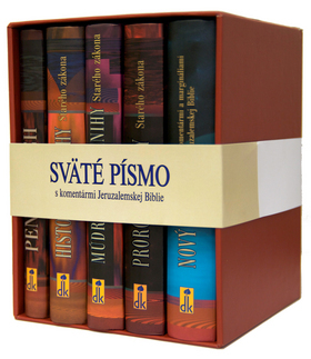 Komplet 5ks Sväté písmo s komentármi Jeruzalemskej Biblie (brožovaná)