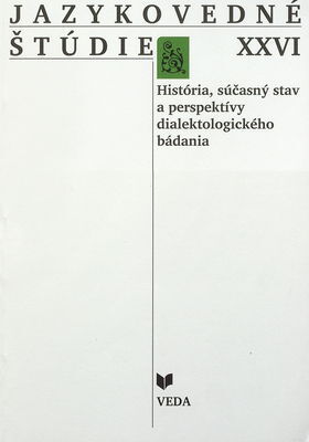 Jazykovedné štúdie XXVI