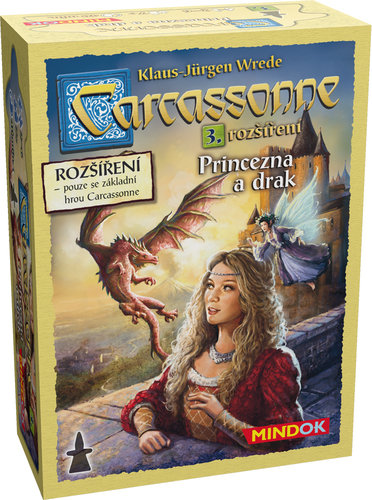 Mindok Hra Carcassonne: Princezná a drak (3. rozšírenie) Mindok
