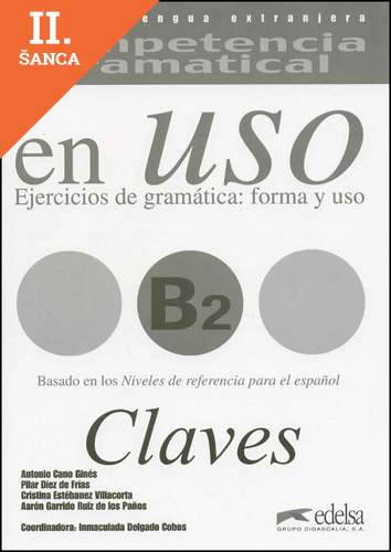 Lacná kniha Competencia gramatical en uso B2 Claves