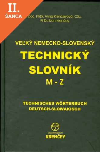 Lacná kniha Veľký nemecko-slovenský technický slovník M-Z 2.diel