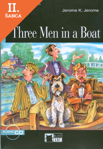 Lacná kniha Three Men in a Boat+CD