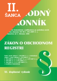 Lacná kniha Obchodný zákonník - Zákon o obchodnom registri XI. doplnené vydanie