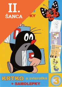 Lacná kniha Krtek a zvířatka + samolepky