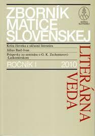 Zborník matice slovenskej ročník 1. 2010 - Kolektív autorov