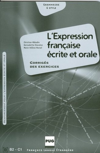 Expression Francaise ecrite et orale corrigés