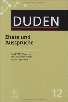 Duden Band 12 - Zitate und Ausspruche