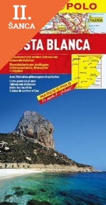 Lacná kniha Španielsko - Costa Blanca 1 : 300 000