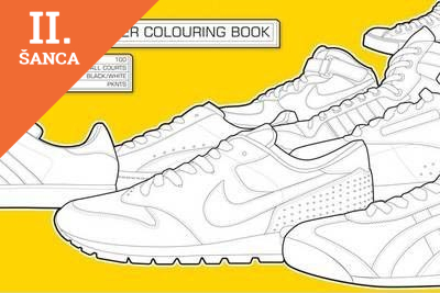 Lacná kniha The Sneaker Colouring Book