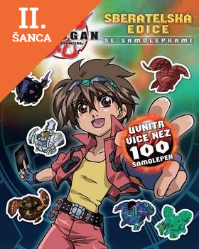Lacná kniha Bakugan Sběratelská edice se samolepkami