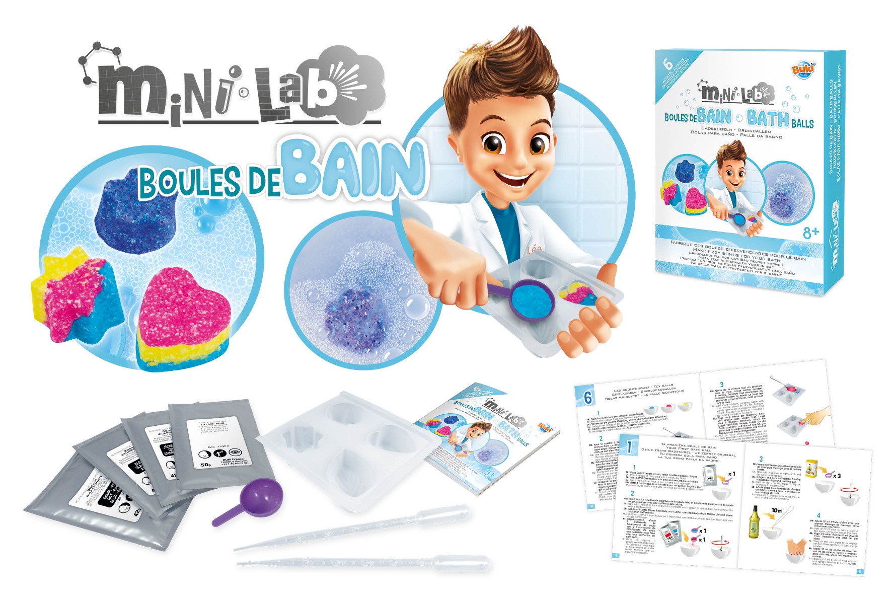 Mini laboratórium Šumivé bomby do kúpeľa