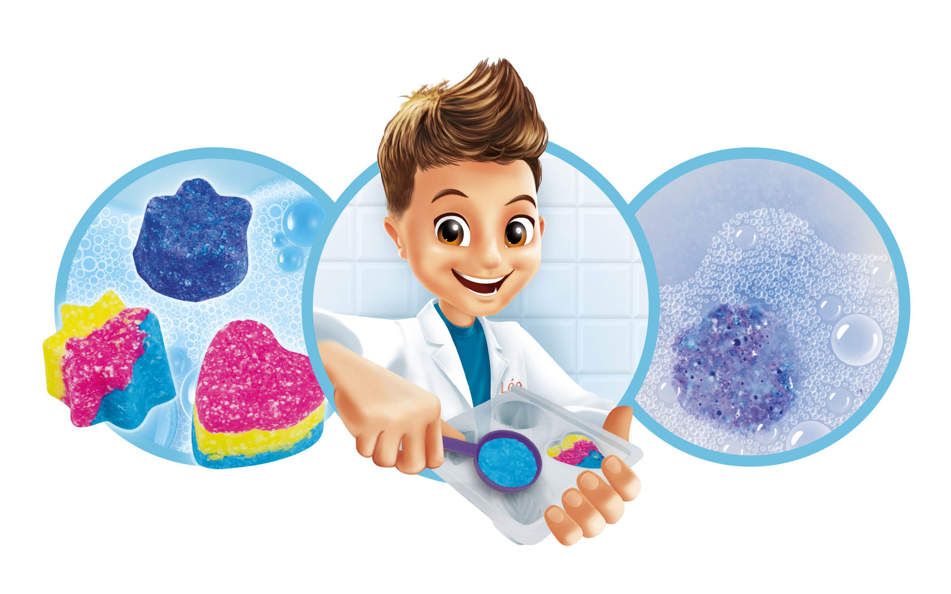 Mini laboratórium Šumivé bomby do kúpeľa