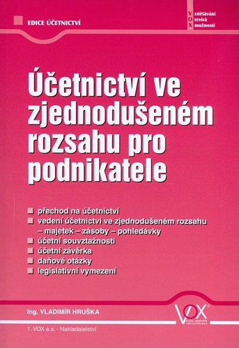 Účetnictví ve zjednodušeném rozsahu pro podnikatel