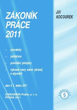Kniha Zákoník práce 2011