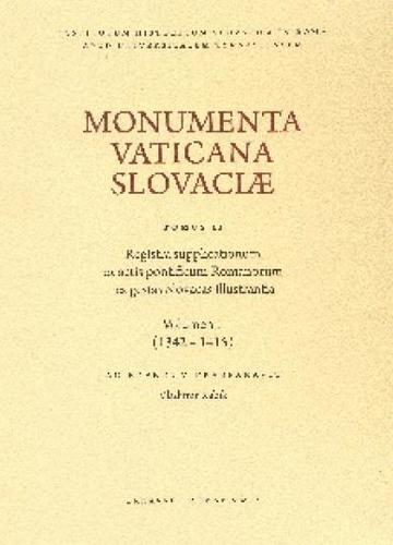 Kniha Monumenta Vaticana Slovaciae - Vladimír Rábik