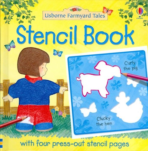 Usborne Farmyard Tales Stencil Book