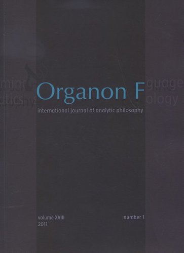 Organon F 2011 number 1