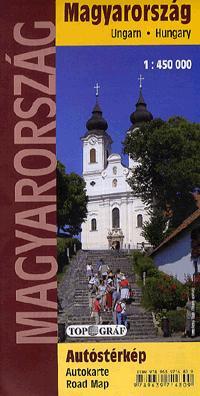 Magyarország 1:450000 - Autóstérkép