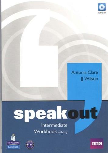 Kniha Speakout Intermediate WB+Key+CD - Antonia Clare,J. J. Wilson