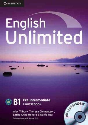 Kniha Cambridge English Unlimited. B1 Pre-intermediate Coursebook + DVD - Kolektív autorov