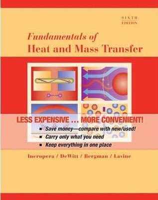 Fundamentals of Heat and Mass Transfer