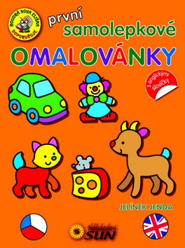 První samolepkové omalovánky